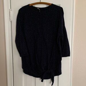 Women’s navy blue Orsay brand top, size large, 98% cotton